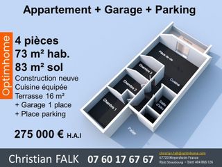 Appartement GRIES 73 (67240)