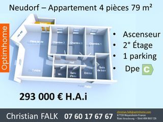 Appartement STRASBOURG 79 (67100)